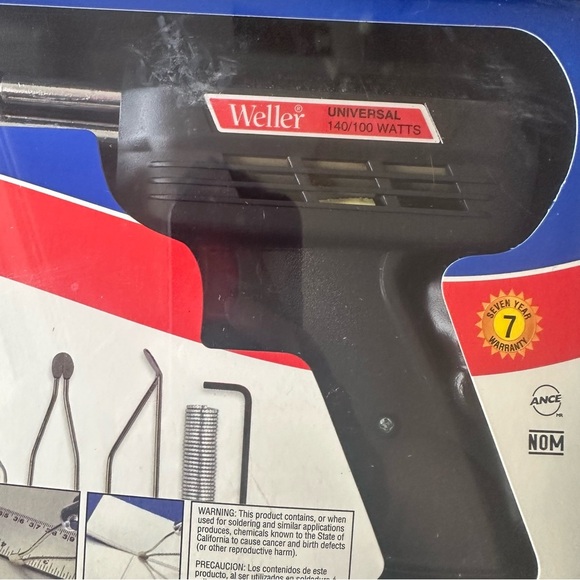 Weller 8200PKS Heavy Duty Soldering Gun Kit 140/100W – New Sealed in Case - Picture 9 of 10